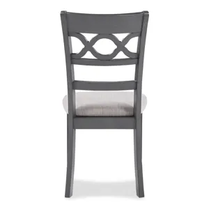 Cori Round Dining 5 Pc Set-Gray