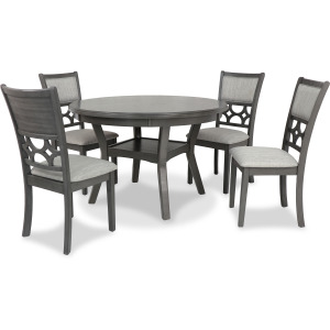 Mitchell 5 PC Dining Set Gray