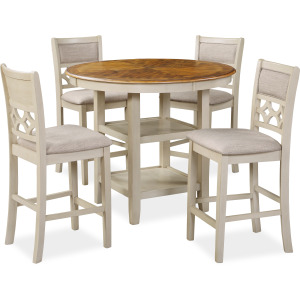 Mitchell 5 PC Counter Set Two Tone Bisque/Brown