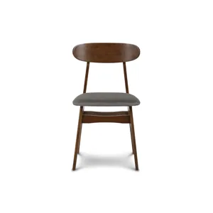 Morocco Dining Chair W/Dark Gray Seat Cushion