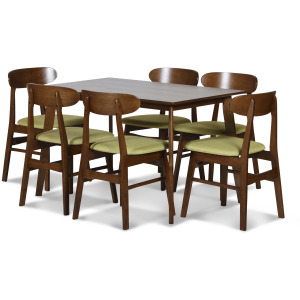 Morocco Dining Chair W/Green Seat Cushion