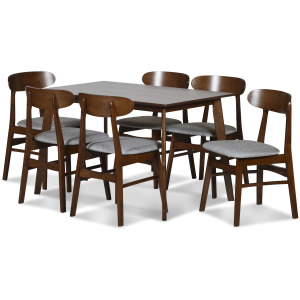 Morocco Dining Chair W/Light Gray Seat Cushion