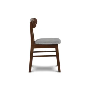 Morocco Dining Chair W/Light Gray Seat Cushion