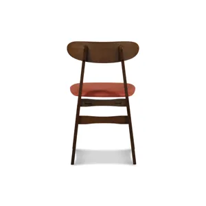 Morocco Dining Chair W/Orange Seat Cushion
