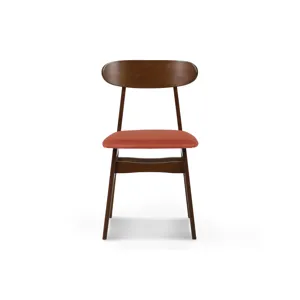 Morocco Dining Chair W/Orange Seat Cushion