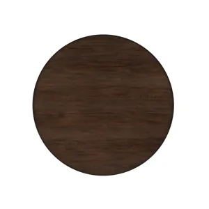 Hudson 42" Round Counter Table & 4 Chair Set-Brown/Creme