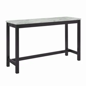 Celeste Theater Bar Table W/ 3 Stools-Black