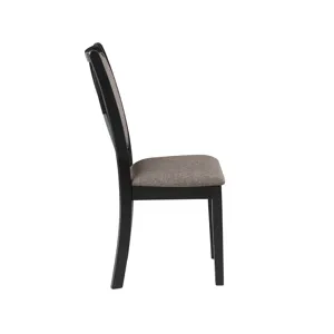 Potomac  60" Rectangle Dining Table & 4 Chairs-Brown/Black