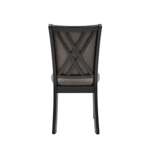 Potomac  60" Rectangle Dining Table & 4 Chairs-Brown/Black