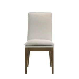 Maggie Dining Chair W/Natural Cushion-Walnut