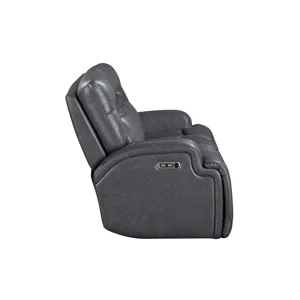 Titan Sofa W/Power Headrest & Footrest-Gray