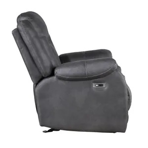 Morello Glider Recliner W/Power Footrest Gray