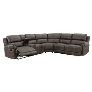 Terra RAF Loveseat W/1 Recliner-Walnut