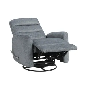 Takami Swivel Recliner-Granite Poly