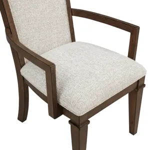 Mariana Upholstered Arm Chair(2 Per Carton-Vintage Mocha