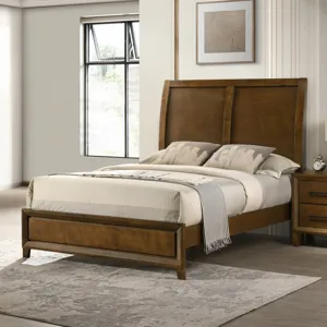 Ballard Headboard, Footboard & Slat Kit-Walnut - Full