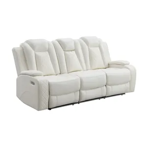 Orion II Sofa W Power Footrest & Headrest-White