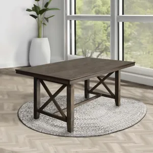 Julius 66" Rectangle Dining Table-Walnut