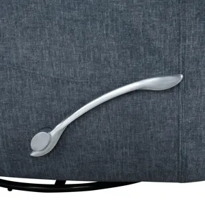 Takami Swivel Recliner-Blue Poly