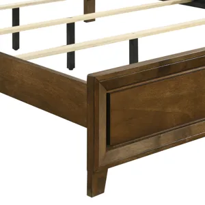 Ballard Headboard, Footboard & Slat Kit-Walnut - Queen