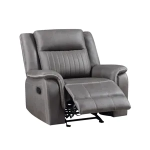 Enzo Glider Recliner Gray