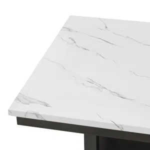 Carissa 60" Rectangle Dining Table W/Storage Shelf