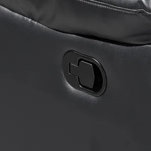 Nikko Glider Recliner-Black/Gray