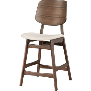 Oscar Counter Chair-Walnut
