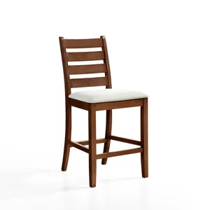 Pascal Ladderback Counter Chair(2 Per Carton-Walnut