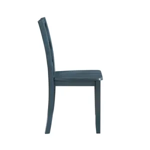 Trellis 5 PC Round Dining Set, Table & 4 Chairs Blue