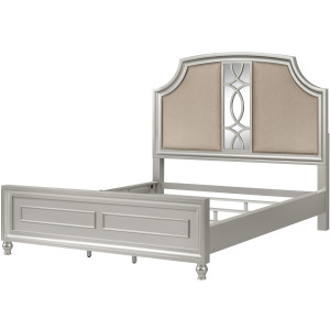 REFLECTIONS BEDROOM Reflections Footboard & Slats-Silver - King/California King