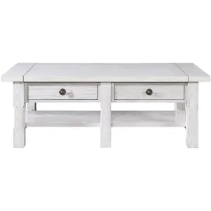 Dorsey 2 Drawer Coffee Table-White