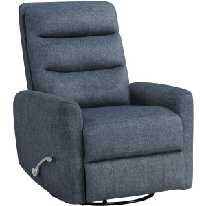 Takami Motion Takami Swivel Recliner-Blue Poly