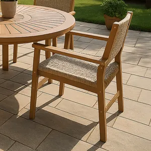Sunray Outdoor Dining Sunray Patio Dining Chair-Natural(2 Per Carton)