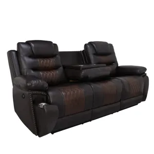 Nikko Sofa W/Power Footrest-Brown