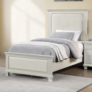 Silver Sands3/3 Panel Footboard & Slats-Gray - Twin