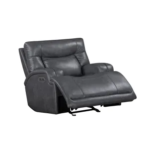 Titan Glider Recliner W/Power Headrest & Footrest-Gray