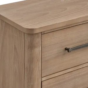 Anika 2 Drawer Nightstand-Natural