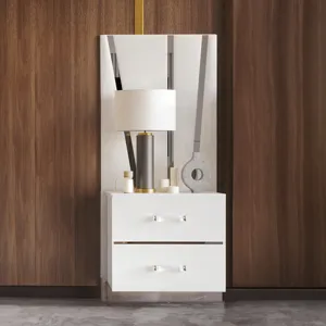 Europa Nightstand Panels, Set Of 2 White