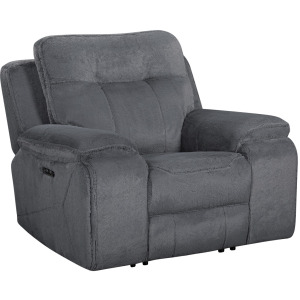 Teddy Recliner W/Power Headrest & Footrest-Gray
