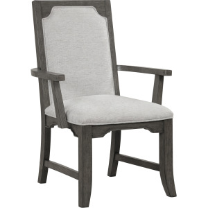 Lisbon Dining Arm Chair(2 Per Carton-Gray