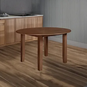 Pascal 47" Round Dining Table-Walnut