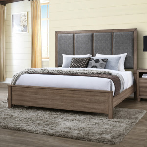 Harrisburg Headboard, Footboard & Slat Kit-Waln - King/California King