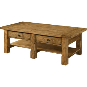 Duncan Occasional Duncan 2 Drawer Coffee Table-Walnut