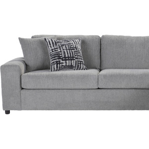 Tristan Sectional Upholstery Tristan LAF Loveseat W 2 Accent Pillows-Shadow Gray
