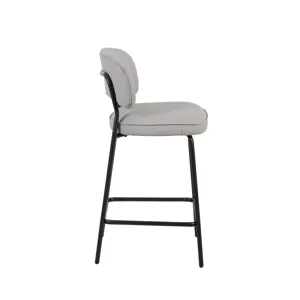 Blythe Ivory Vegan Leather Counter Chair(2 Per Carton)