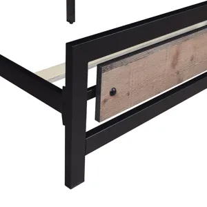 Elk River Headboard, Footboard, & Slats-Rustic - California King