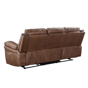 Ryland Sofa W/Power Footrest Brown