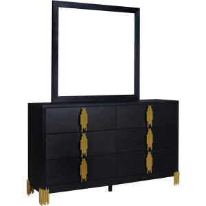 Empire Mirror Black