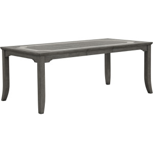Lisbon Rectangle Dining Table-Gray